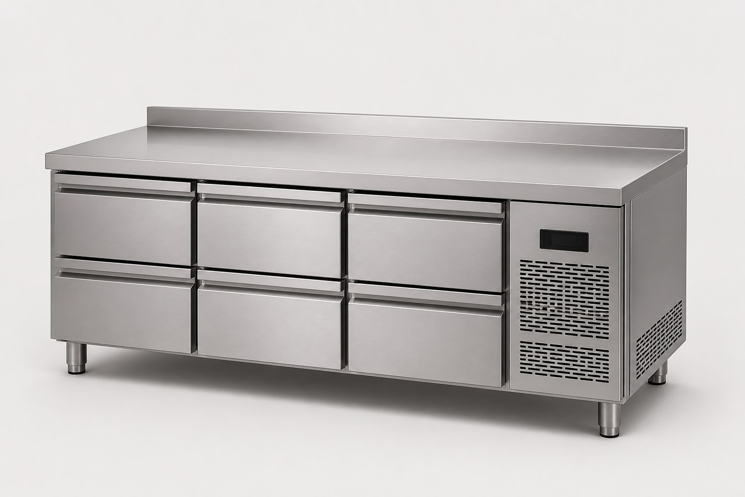 2-Glass-Door Under-Counter Chiller