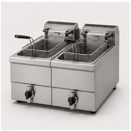 Double Basket Gas Fryer (10+10L)